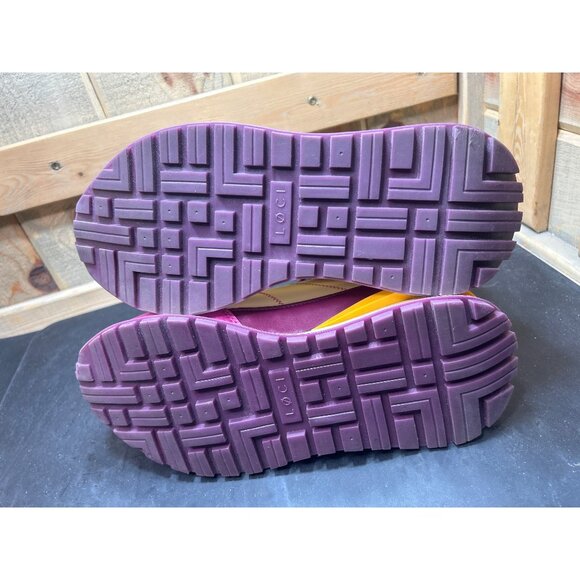 Nicki Minaj ITTY BITTY PIGGY Sneakers Size 9 Purple Cream Bio Leather Retro - Picture 9 of 11